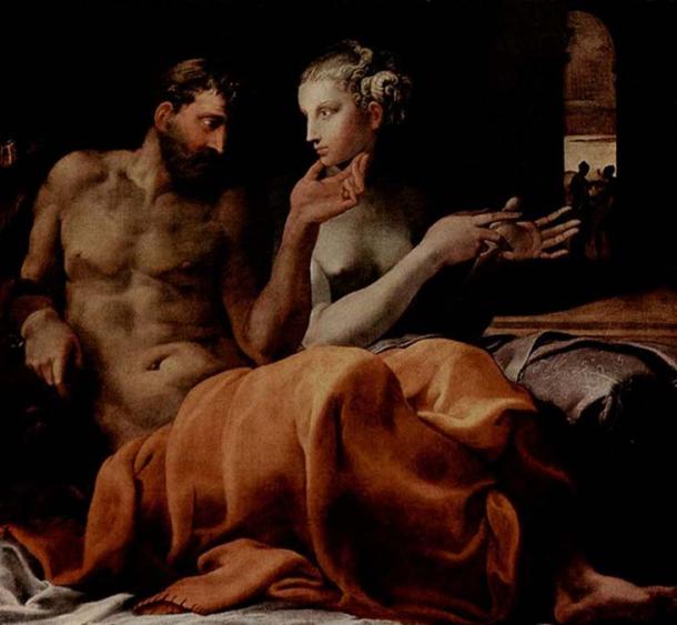 ‘Odysseus and Penelope’ (1563) by Francesco Primaticcio. 