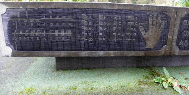 Ogham alphabet, Plumbridge.