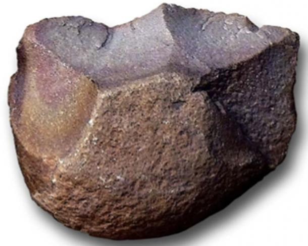 Stone Age Oldowan stone tool from the western Sahara. (Locutus Borg / Public Domain)