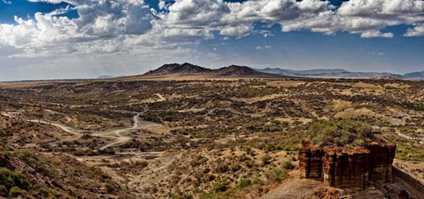 Olduvai Gorge or Oldupai Gorge.