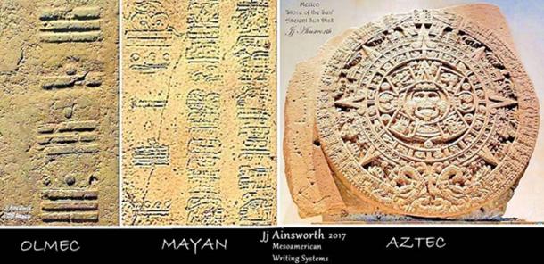 Olmec, Maya, and Aztec writing and calendar systems.