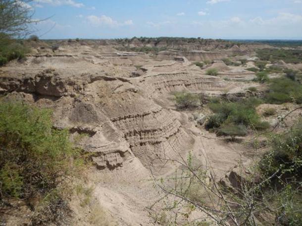 La Formación Omo Kibish en Etiopía, donde Richard Leakey encontró restos humanos de Omo I a fines de la década de 1960. (Céline Vidal 2018 / Nature)