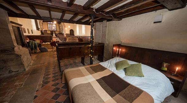 One of the 12 churches now available for ‘champing’.