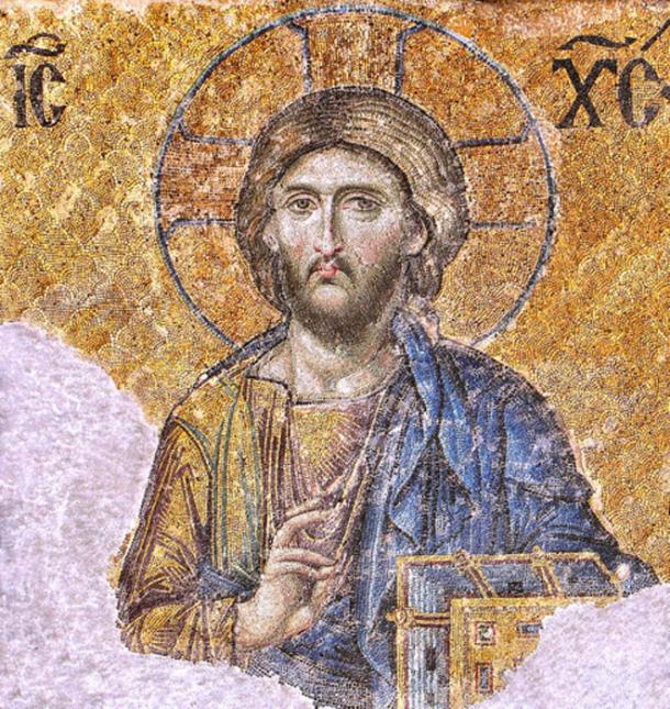 One of the most famous of the surviving Byzantine mosaics from the Byzantine Empire located in the Hagia Sophia in Constantinople – the image of Christ on the walls of the upper southern gallery. (Soerfm / CC BY-SA 3.0)