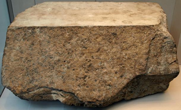 One of the original casing stones for the Great Pyramid (circa 2570 BC), most of which were removed during medieval times. This block was found in the rubble surrounding the pyramid. (British Museum / CC BY-SA 3.0)