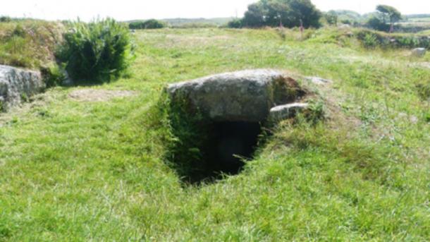 Original entrance to Carn Euny. 