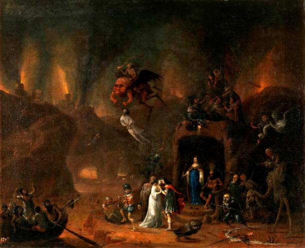 Orpheus dan Eurydice di Dunia Bawah Yunani, lukisan cat minyak 1652 (Lluís Ribes Mateu / CC BY NC 2.0)