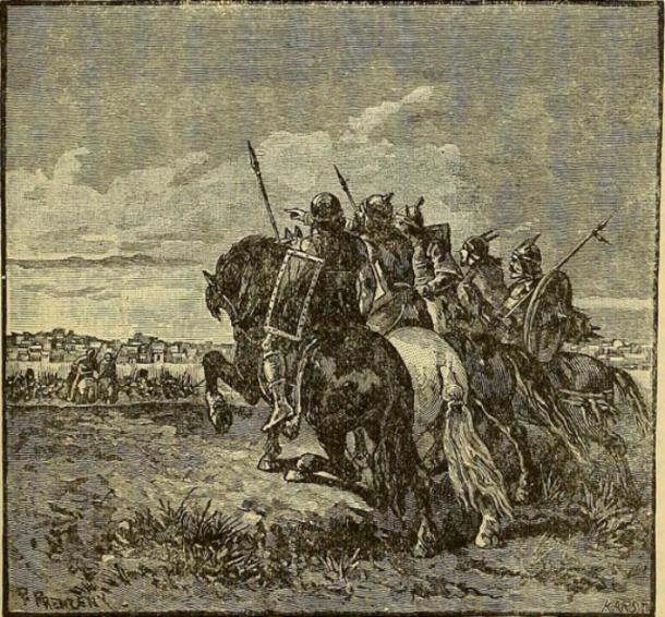 The Ostrogoths set out for Italy. (Internet Archive Book Images / Public Domain)