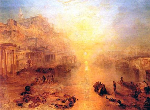 Painting entitled “Ovid Banished from Rome”