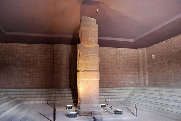 Pachamama monolith or Bennett Monolith, Tiahuanaco Museum, Bolivia. (CC BY 3.0)