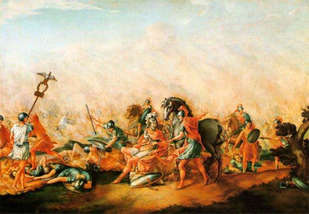 Painting of the Battle of Cannae during the Second Punic War. (Public domain)