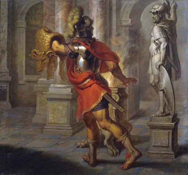 Painting of Jason and the Golden Fleece by Erasmus Quellinus II. (Public domain)