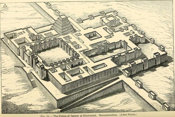 Palace of Sargon II at the Lost City of Dur-Sharrukin. (SteinsplitterBot / Public Domain)