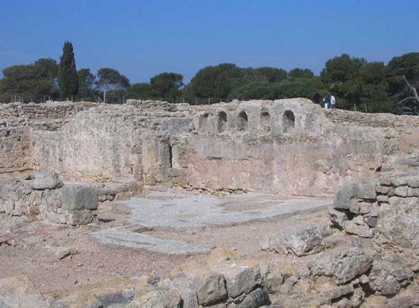 Paleochristian Basilica, ruins at Empuries.