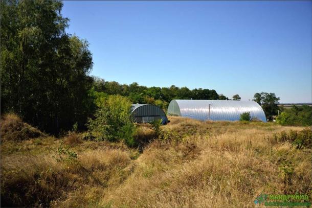 Paleolithic parking in the village of Ginci. Modern look. 