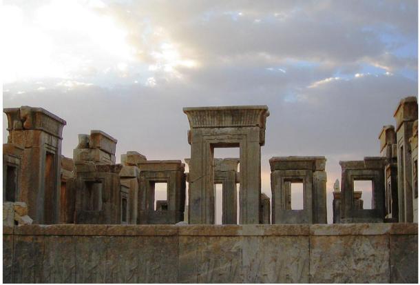 Panorama of Persepolis ruins