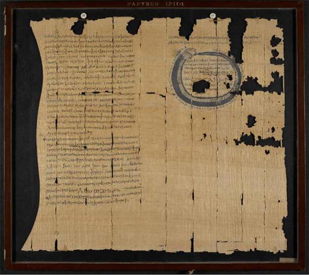 Papyrus 121 from the Greek magical papyri collection, which includes a variety of texts from a spells to keep insects out of the house, to charms to induce insomnia, and even an excellent for silencing others. (British Library)