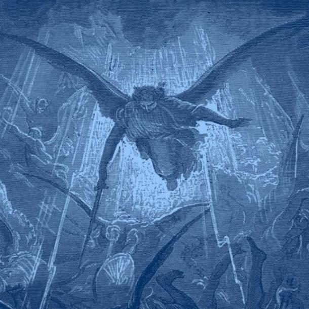 A colorized image from ‘Paradise Lost’