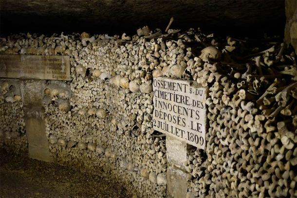 The Paris catacombs where Reign of Terror victims were supposedly interred. (Joe deSousa / CC0)