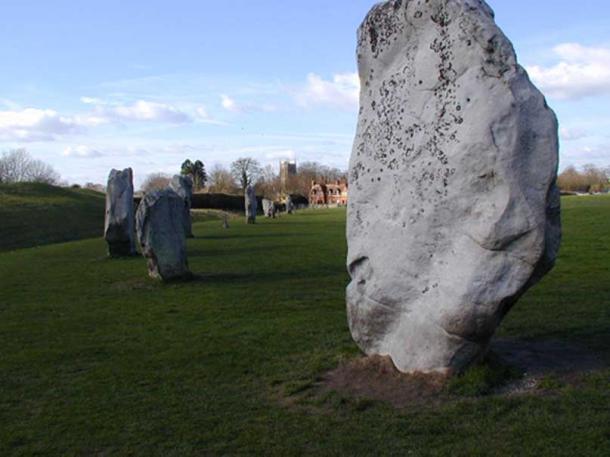 Part of Avebury outer stone circle