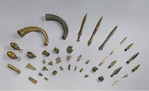 Part of the Dowris Hoard of 200 pieces of Bronze found in 1833. (Trustees of the British Museum/CC BY NC SA 4.0)