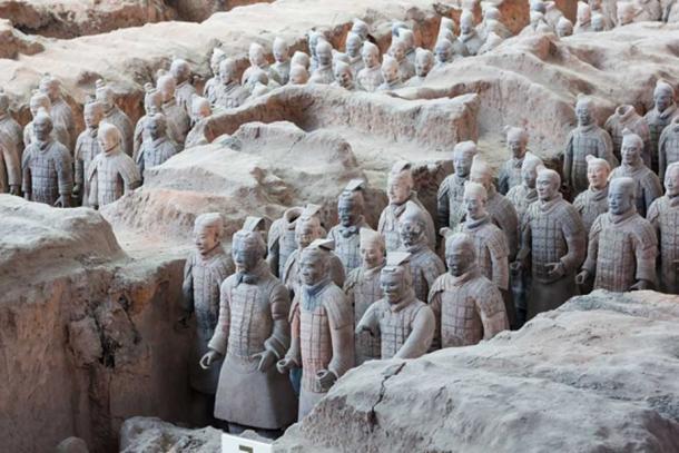 Part of the terracotta army of First Emperor Qin Shi Huang at Xiâan, China. (Adobe Stock)