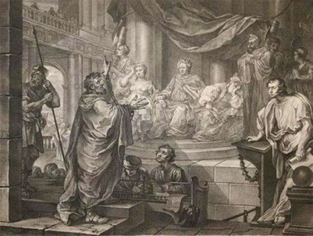 Paul before Felix, 1752. Drusilla of Judea is seated on Felix's right. (Public Domain)