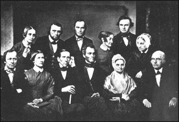 La Pennsylvania Anti-Slavery Society en 1851, 10 años antes del estallido de la Guerra Civil estadounidense, compuesta por mujeres y hombres. (Espartaco Educativo)