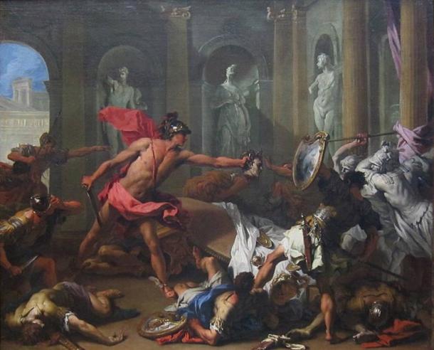 Perseus Confronting Phineus with the Head of Medusa by Sebastiano Ricci