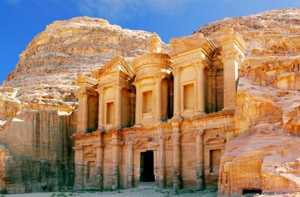 The magnificent site of Petra in Jordan.