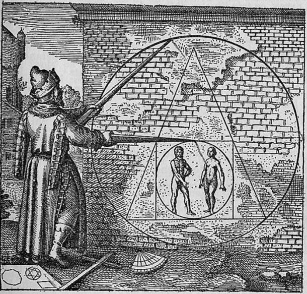 “Philosopher's stone” as pictured in Atalanta Fugiens Emblem 21. (1617) 