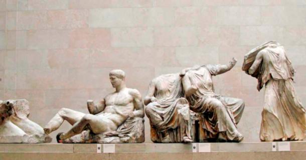 Photo of the Parthenon Marbles, East Pediment. The Elgin Marbles have been controversial since this artifact theft took place. (Justin Norris/CC BY 2.0)