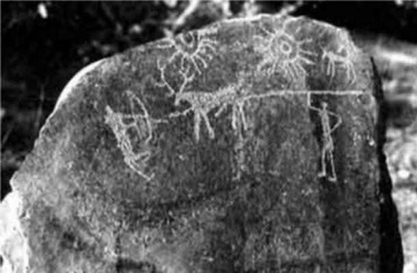Photograph of the petroglyphs. (Image: IGNCA)