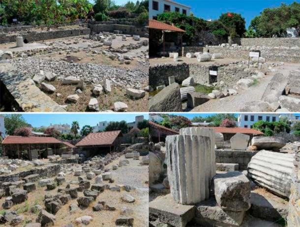 Photos of the Mausoleum of Halicarnassus site, 2013. (I, Sailko/CC BY-SA 3.0)