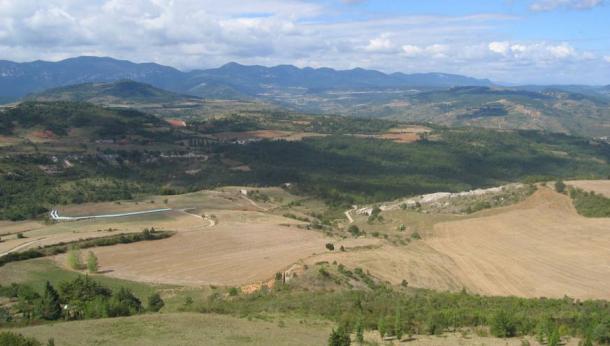 Picturesque view from Rennes-le-Château
