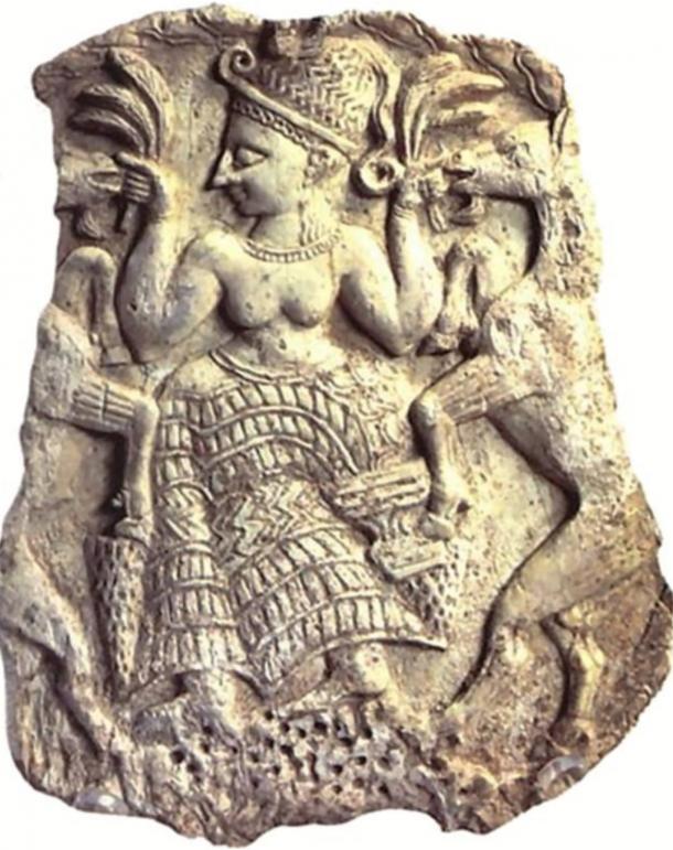 Plaque depicting Asherah