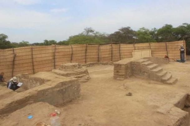 Platforms and podiums have been unearthed at the Huaca Limon site. 