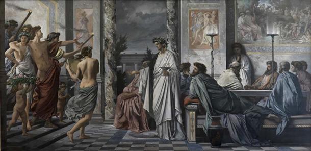 Plato's Symposium, depiction by Anselm Feuerbach.