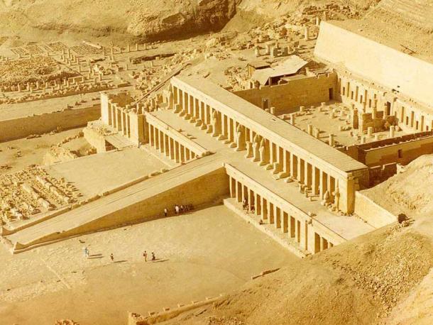 Los arqueólogos polacos han estado trabajando en el sitio del Templo de Hatshepsut durante décadas. (Ian Lloyd / CC BY-SA 3.0)