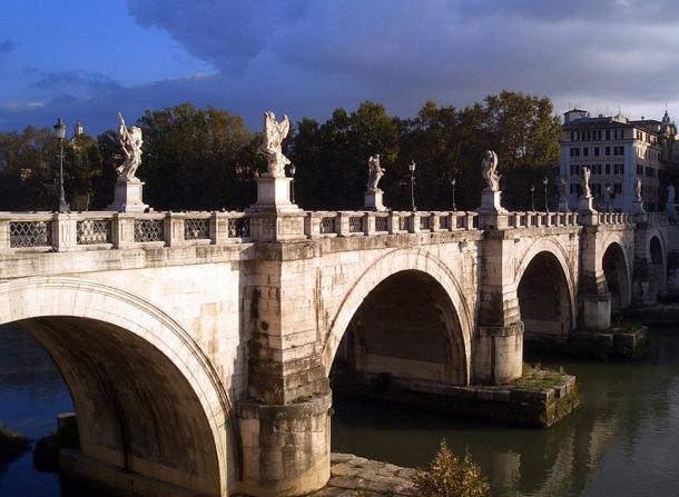 Ponte Sant'Angelo Bridge - Bridge of St. Angelo, Rome.