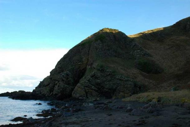 Port Balcreuchan and the cave of Sawney Bean.