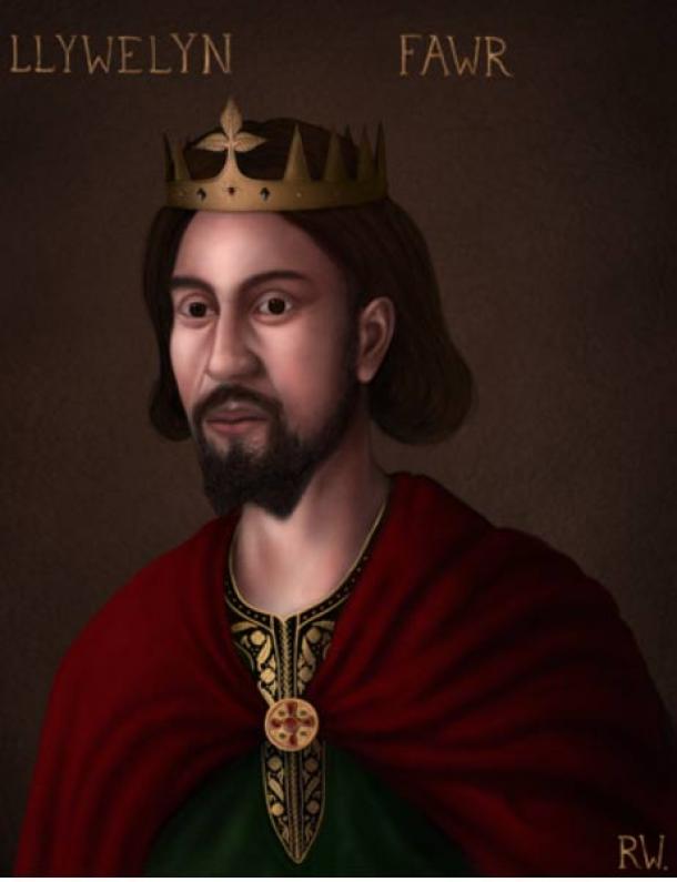 Portrait of Llywelyn the Great (Hogyncymru / CC BY-SA 4.0).