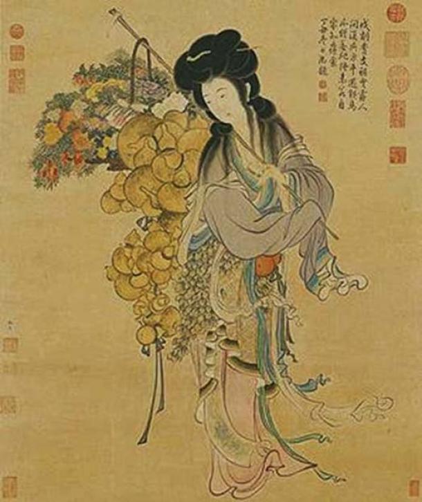 Portrait of Magu - the Immortal Hemp Maiden.