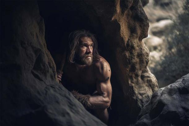 Portrait of Neanderthal caveman. The new study argues that propensity to be a morning person could have been a Neanderthal genetic characteristic. (Lazy_Bear / Adobe Stock)