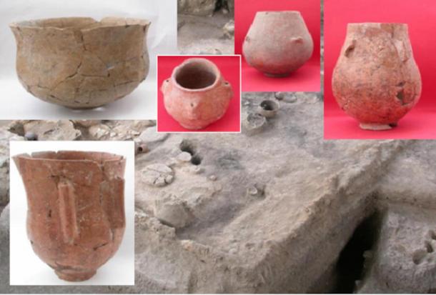 Pottery recovered from the Ulucak Höyük site.