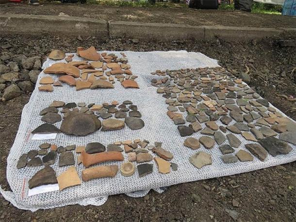Pottery fragments found at the new Burgas pit sanctuary (Burgas Municipality)