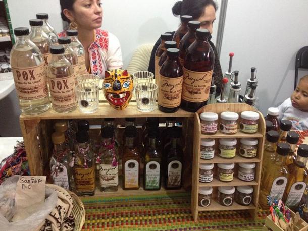 Pox and other traditional Mexican liquors.