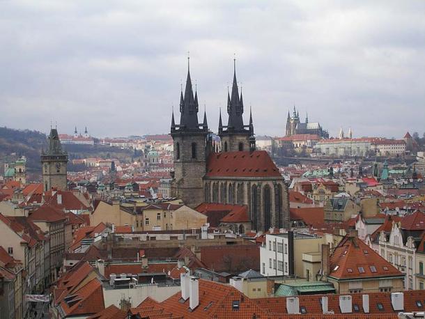 Pražské Staré Město en Praga, donde está enterrado Tycho Brahe (Jan Polák / CC BY-SA 3.0)