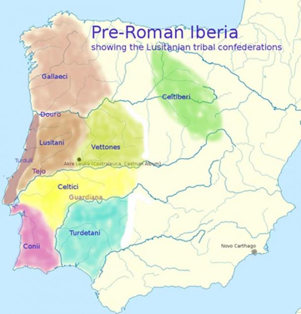 Map: PreRoman Iberia (via Tom Hamilton)