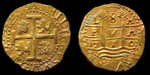 Previously recovered coins from the 1715 fleet.